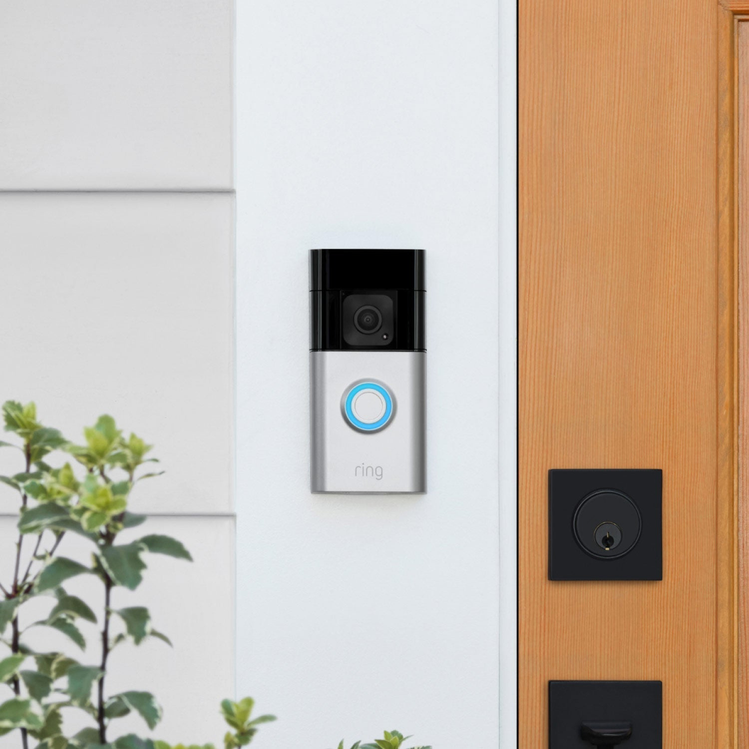 Ring Battery Doorbell Plus - Zwart, Nikkel - Draadloos - 2-weg audio - 150° gezichtsveld - Nachtvisie - Wifi
