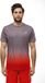 Drop Shot Naos T-shirt Heren Korte Mouw Polyester Grijs/Rood Maat XL