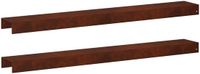 vidaXL Afdekprofiel voor tuinafboording 2 st 100 x 15 x 5 cm