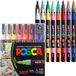 Uni-Ball Posca PC-3M - 16 Assorted Color Paint Markers