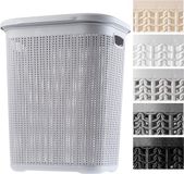 KADAX Wasmand 50L Grijs Kunststof