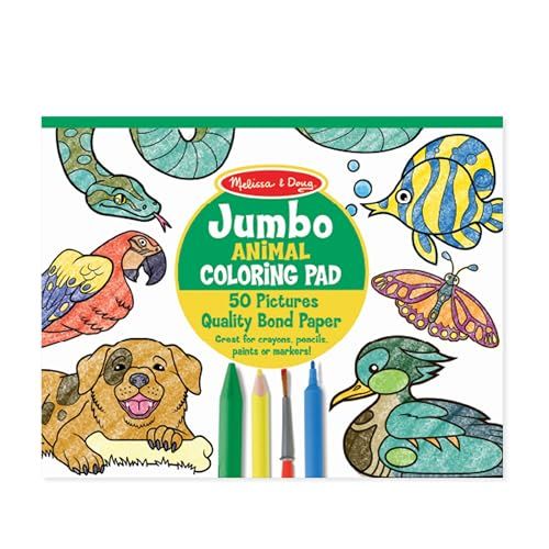 Melissa & Doug Jumbo Coloring Pad - Animals