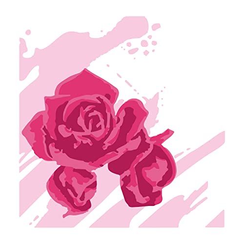 Sizzix Gelaagde Stencils 4PK Aquarel Rozen door Olivia Rose | 665266 | Hoofdstuk 4 2022