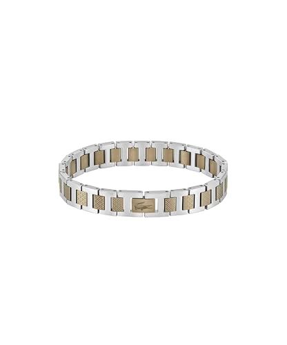 Lacoste METROPOLE Collectie Schakelarmband in roestvrij staal