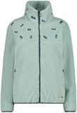 CMP Damesfleece met rits jade mel. XXS