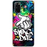 Samsung Galaxy S20 Swag or die bedrukt siliconen hoesje
