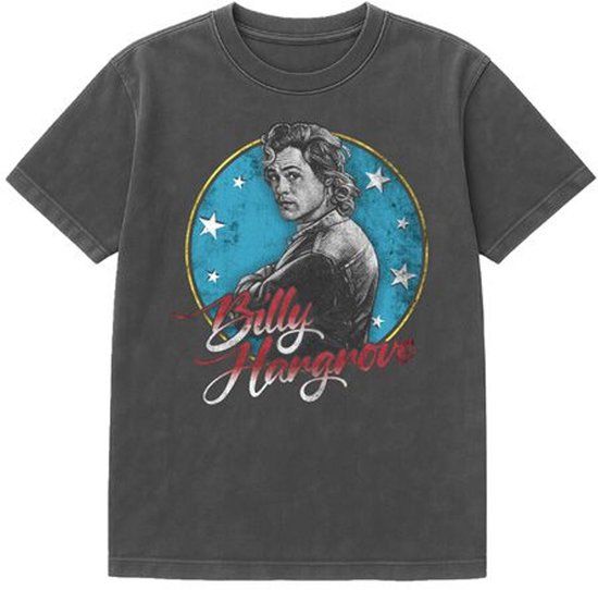 Stranger Things Billy Hargrove Band T-shirt - Heren - Meerkleurig - L