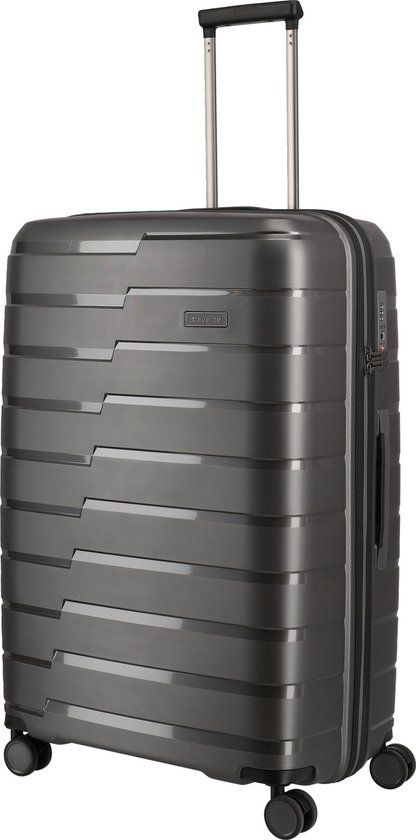 Travelite Air Base Hardcase Reiskoffer - 77cm - Grijs - TSA Slot - 105L