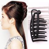 New Age Devi Verticale haarrol - French Twist - Zwart - 1 stuk