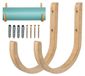 Rangement de tapis de yoga en bois (2 pièces)