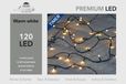 Anna's Collection Kerstverlichting buiten 120 lampjes warm wit 12 meter LED outdoor