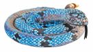 Wild Republic Pluche PytPluche ratelslang knuffel - 152 cm - blauw