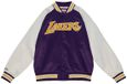 Mitchell & Ness Los Angeles Lakers Primetime Lichtgewicht Satijnen Jack Paars Maat S
