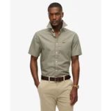 Superdry City overhemd van katoen en linnen met korte mouwen - Heren - Shirts