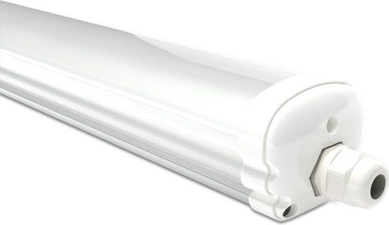 HOFTRONIC S Series LED TL armatuur 120cm IP65 36W 4800 Lumen 6500K Daglicht wit Koppelbaar