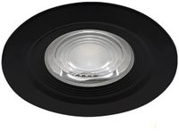 BES LED Brinton LED Inbouwspot - 7W 630lm - IP54 - Warm Wit 3000K - Rond - Zwart