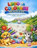 Libro da colorare: Per tutte le età disegni rilassanti per bambini, adulti e anziani