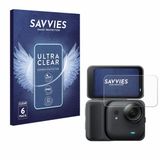 Savvies Screenprotector voor Insta360 Go Ultra - Folie Beschermfolie transparant 6 Stuks