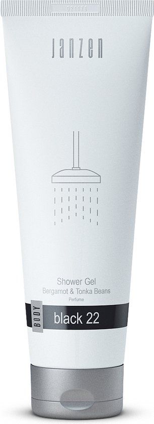 JANZEN Shower Gel Black 22 - 250ml - Unisex