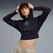 PUMA Premium Essentials relaxte hoodie met print voor Dames, Blauw, Maat S