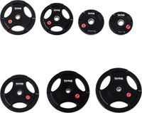 Taurus 3G Pro halterschijf 1.25kg 30mm gerubberd zwart