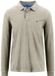 Fynch Hatton Langarm Poloshirt Beige L Herren