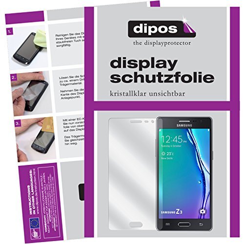 dipos I 2X beschermfolie helder compatibel met Samsung Z3 folie displaybeschermfolie
