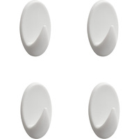 Tiger Oval haak medium wit (4 Stuks)