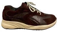 Durea Chaussures à lacets Femme 6316 Suède Nubuck Bordo Largeur K