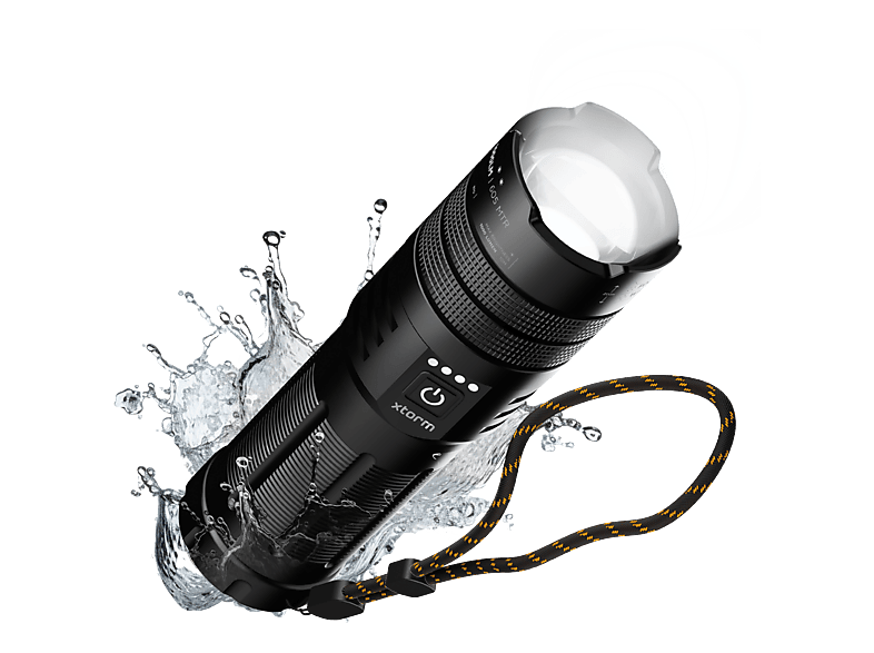 Xtorm Zaklamp Powerbank 10.500 mAh - 20W - IP44 - 1000 Lumen - Zwart