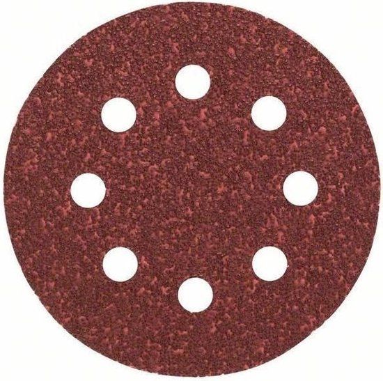 Bosch 5-delige schuurbladset voor excenterschuurmachines 115 mm - korrel 40