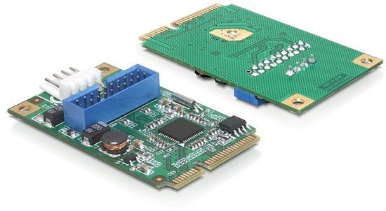 Delock MiniPCIe I/O PCIe full size 1 x 19 Pin USB 3.0 Pin Header