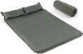 COAST Tapis de couchage 2 personnes - Autogonflant - Imperméable - 187 x 69 x 4 cm - Vert