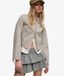 BENCH Veste mi-saison 'Bench X Superdry & Co' beige / crème / brun foncé