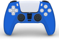 Stuff Certified Antislip Hoes / Skin voor PlayStation 5 Controller Case - Grip Cover PS5 - Blauw