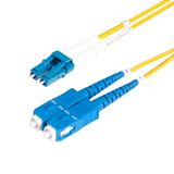 StarTech.com 8m LC naar SC OS2 Single Mode Duplex Glasvezelkabel