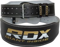 RDX Sports Gym Lederen Gewichtenhef Riem