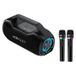 Acefast Enceinte de karaoké portable Acefast K14 avec deux microphones - 120W - Noir