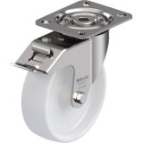 Blickle LX-PO 125G-FI Zwenkwiel met rem Wieldiameter: 125 mm Draagvermogen (max.): 250 kg 1 stuk(s)