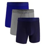 Under Armour Set van 3 boxershorts voor heren, Tech Mesh, beenlengte 15 cm, ademend, vochtafvoerend, zacht gevoel, de hele dag comfort