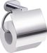 Gedy BE251300100 toiletpapierhouder met deksel, verchroomd, 7 x 16,2 x 11,2 cm