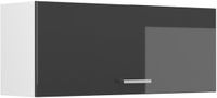 Vicco Hangkast R-Line, Antraciet Hoogglans/Wit, 100 cm Plat