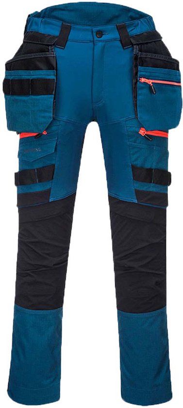 Portwest DX440 Stretch Werkbroek - Zwart - Maat 46