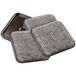 SOFTTOUCH 4291995N 2-1/2 Inch Tapijt Bodem Meubels Caster Cups Vierkant om Hardhouten Vloeren te beschermen, Bruin/Grijs