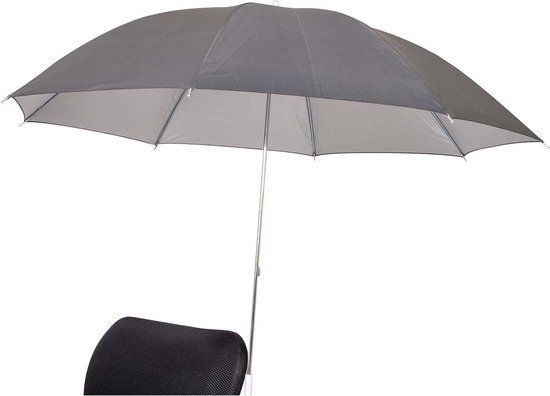 Bo-Camp Stoelparasol - Universeel - Ã˜ 106 Cm - Grijs