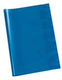 VELOFLEX - Schoolboekhoes DIN A4 PP transparant blauw 25 stuks
