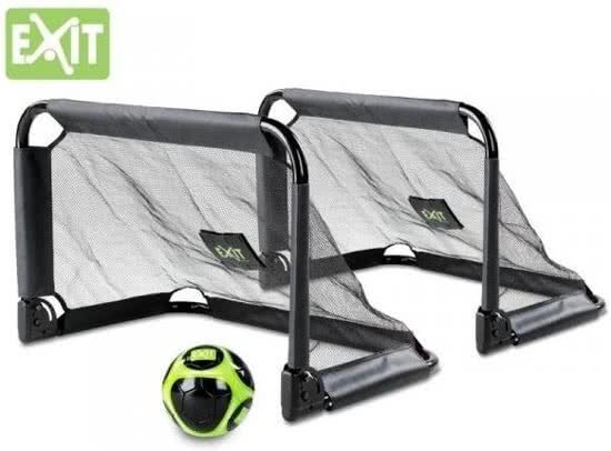 Exit 2 stuks Voetbaldoel Pico Goal 90x60x60cm + voetbal