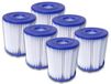 Bestway 6 stuks zwembadfilters, maat 1