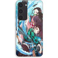 Maniacase Coque Pour Samsung Galaxy S23 Plus Demon Slayer Tanjiro Kamado 8