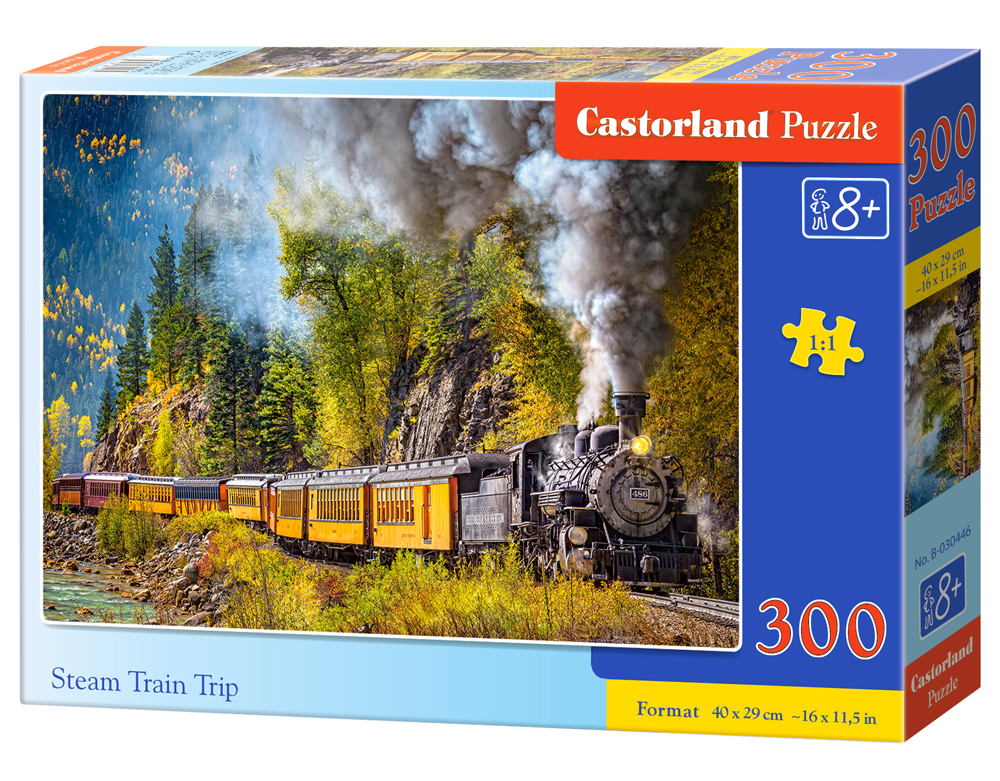 Castorland Steam Train Trip 300pcs